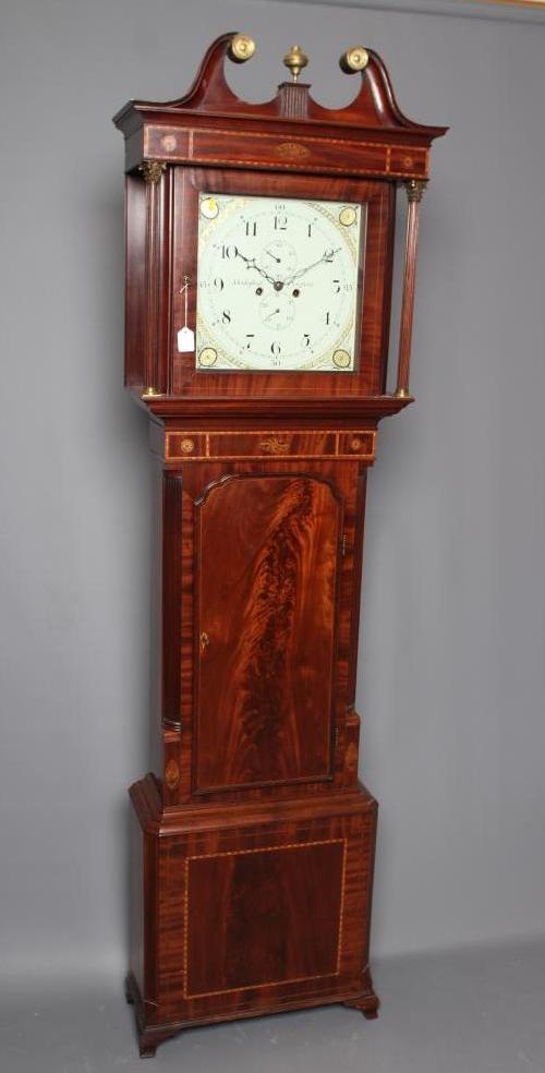 A MAHOGANY LONGCASE by William Shakeshaft Image
