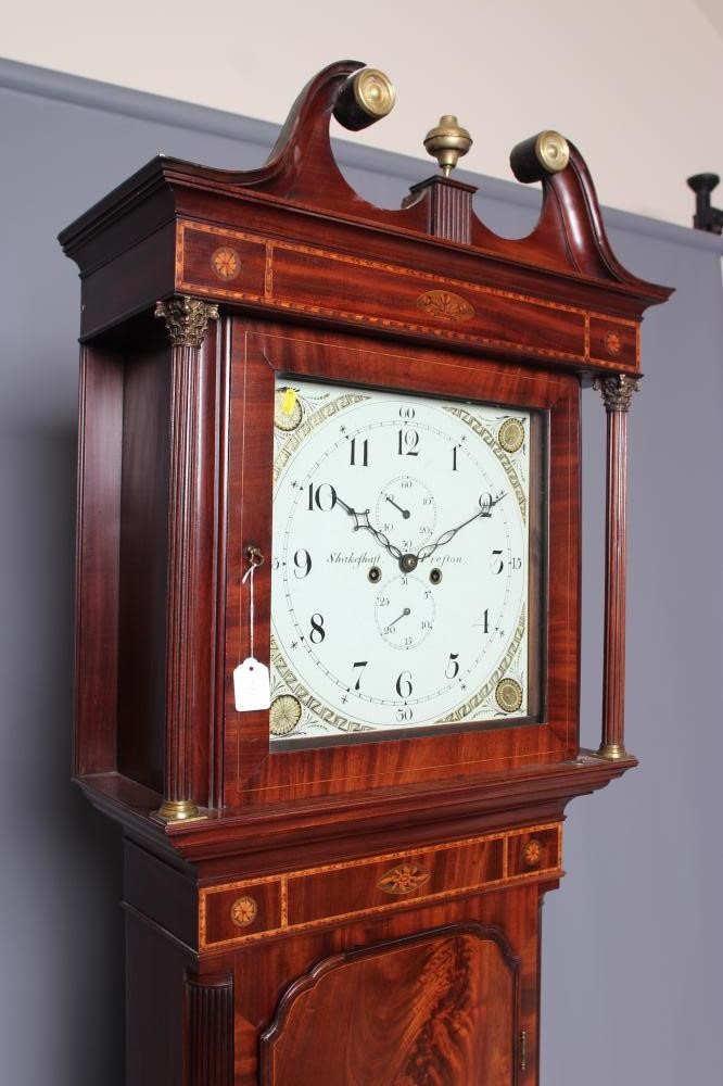 A MAHOGANY LONGCASE by William Shakeshaft Image
