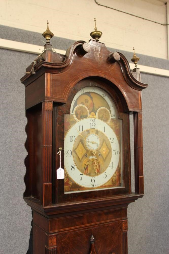 A MAHOGANY LONGCASE by Thomas Barry Image