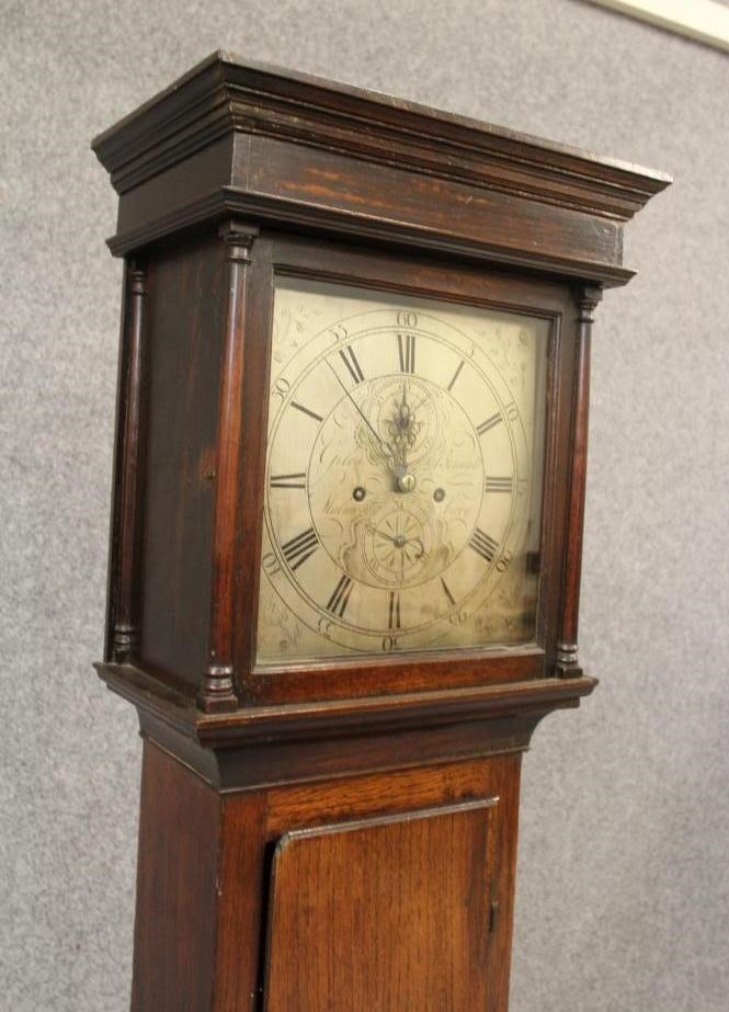 AN OAK LONGCASE CLOCK Image