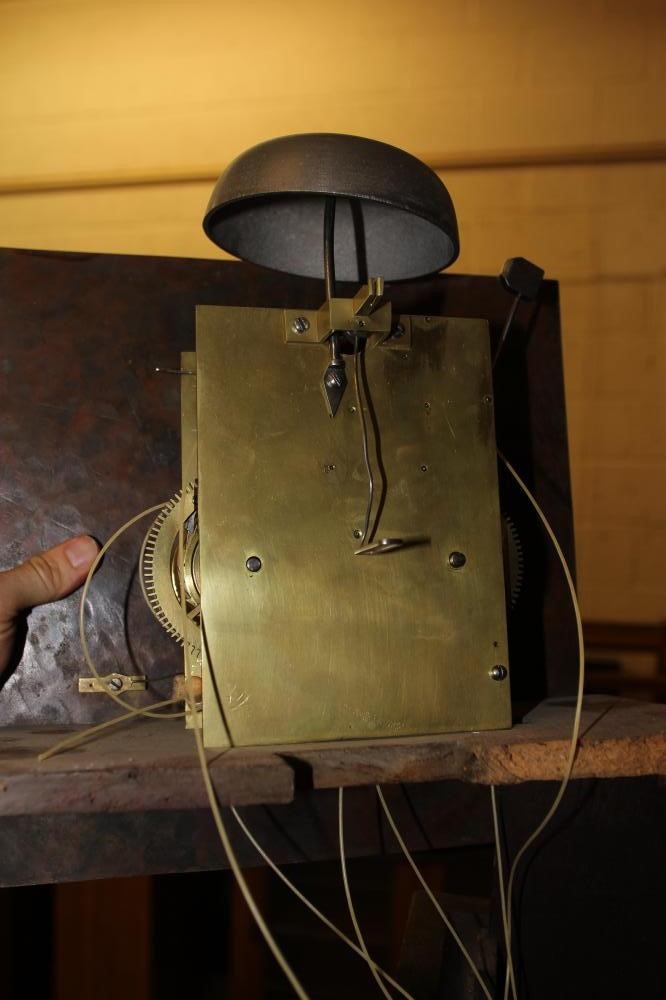 AN OAK LONGCASE CLOCK Image