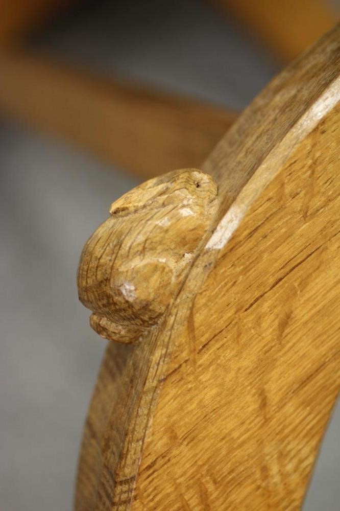 A PETER HEAP ADZED OAK COFFEE TABLE Image