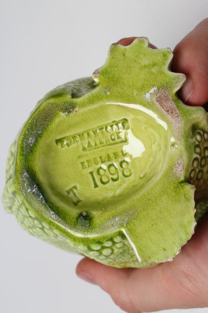 TWO BURMANTOFTS POTTERY SPOON WARMERS Image