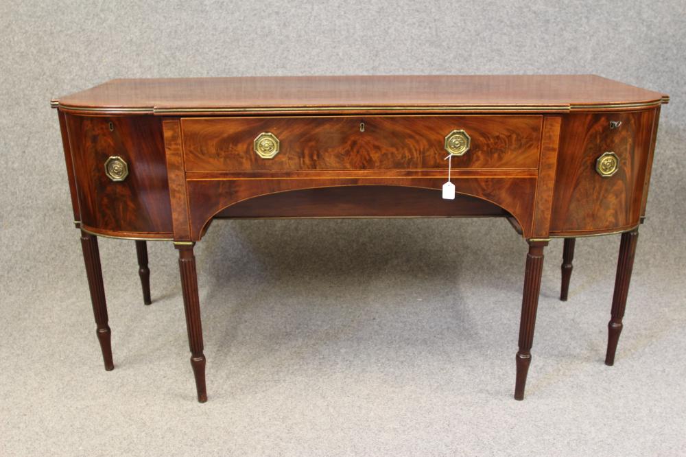 A GEORGIAN MAHOGANY SIDEBOARD Image