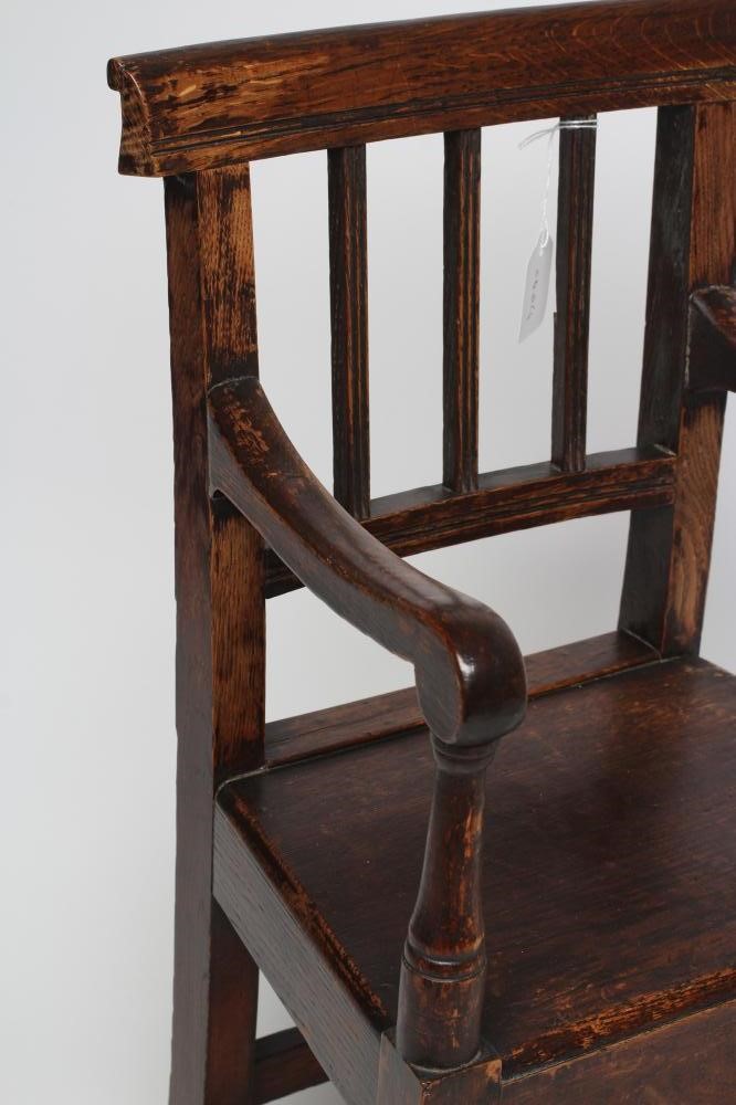 A CHILD'S ELM ARMCHAIR Image