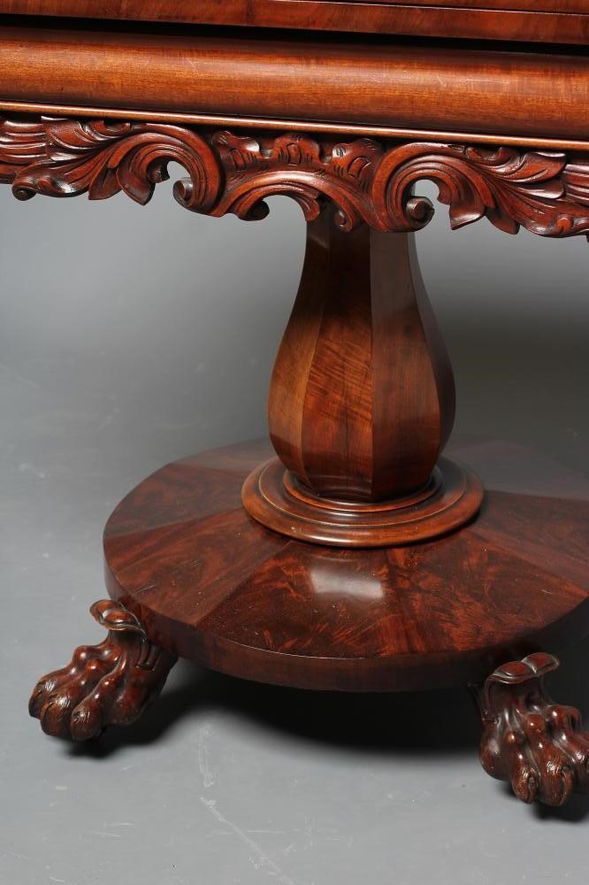 A VICTORIAN SCOTTISH MAHOGANY FOLDING TEA TABLE Image