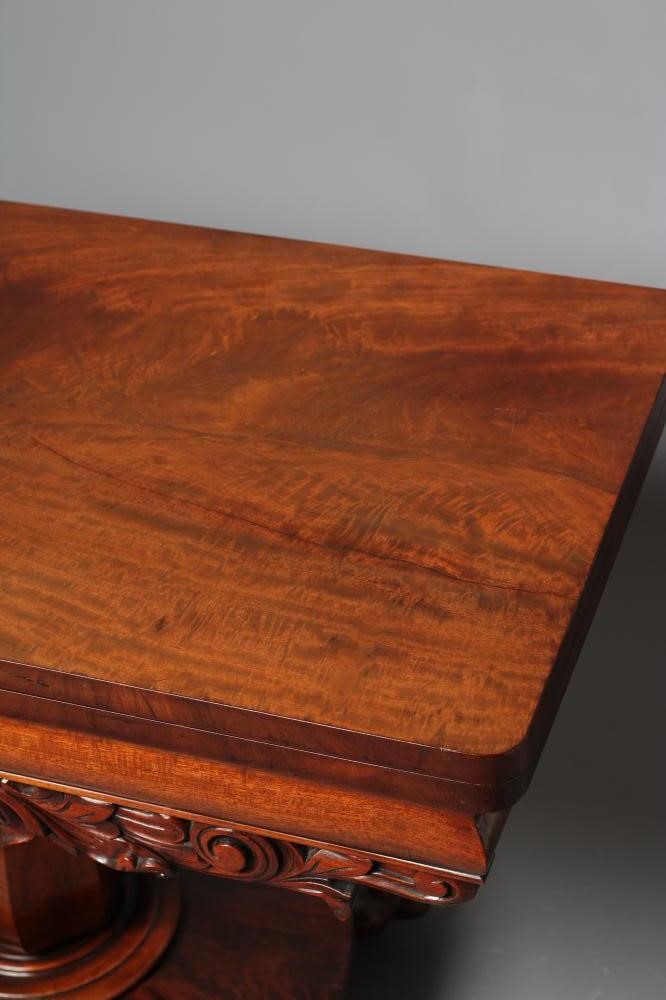 A VICTORIAN SCOTTISH MAHOGANY FOLDING TEA TABLE Image
