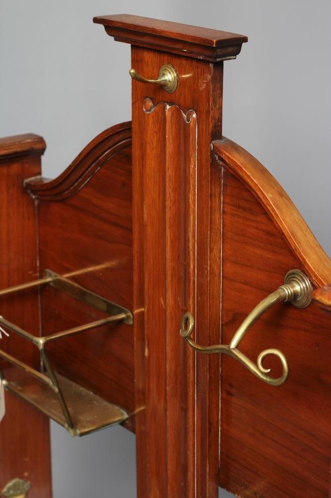 AN EDWARDIAN MAHOGANY STICK STAND Image