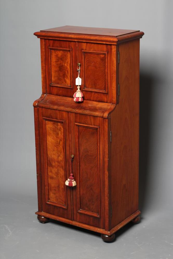 A VICTORIAN WALNUT PIER CABINET Image