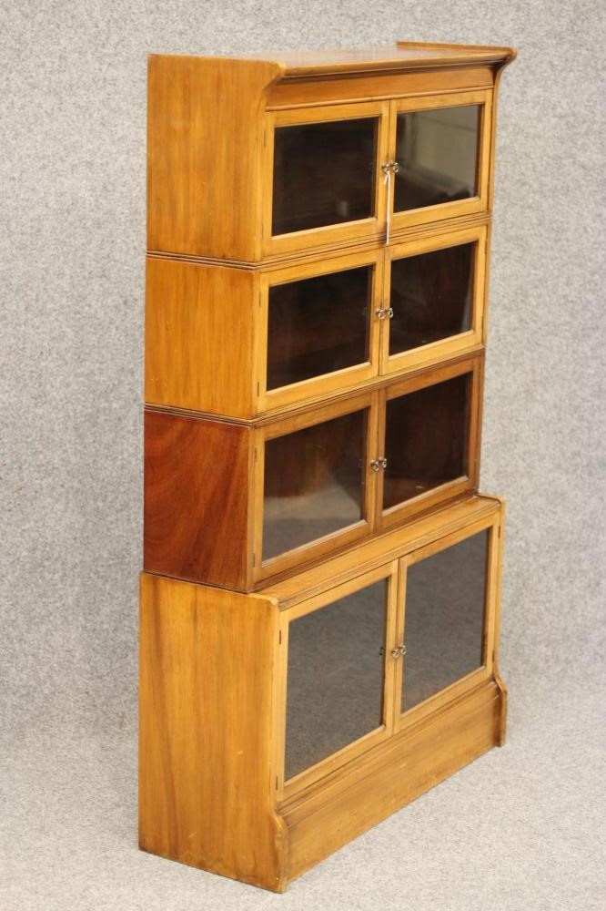 A MAHOGANY SECTIONAL BOOKCASE "The Oxford" by William Baker & Co. Ltd. Image