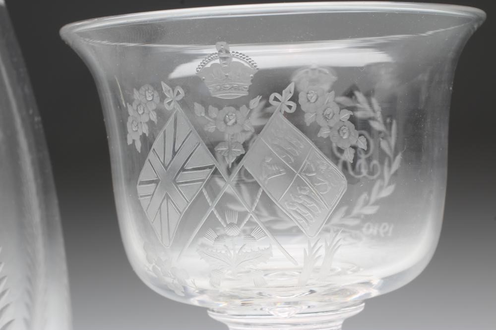 A ROYAL COMMEMORATIVE SILVER JUBILEE GOBLET Image