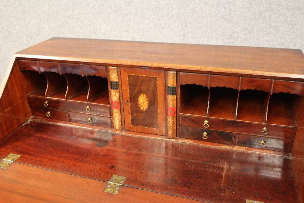 A GEORGIAN MAHOGANY BUREAU Image