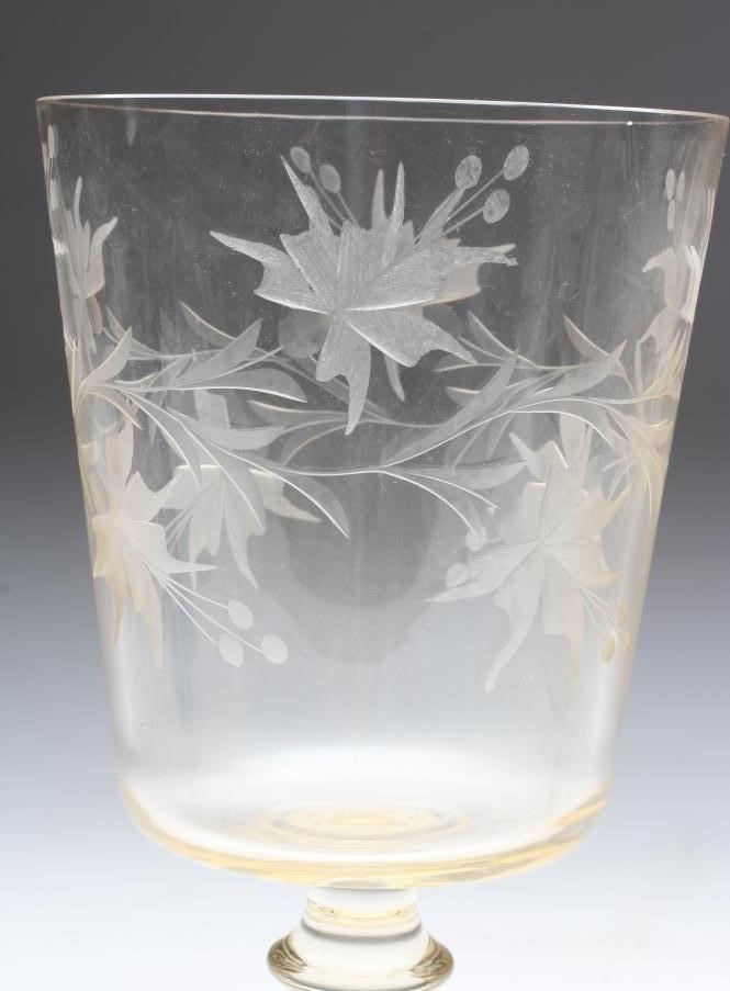 A PAIR OF LATE VICTORIAN LARGE GOBLET VASES Image