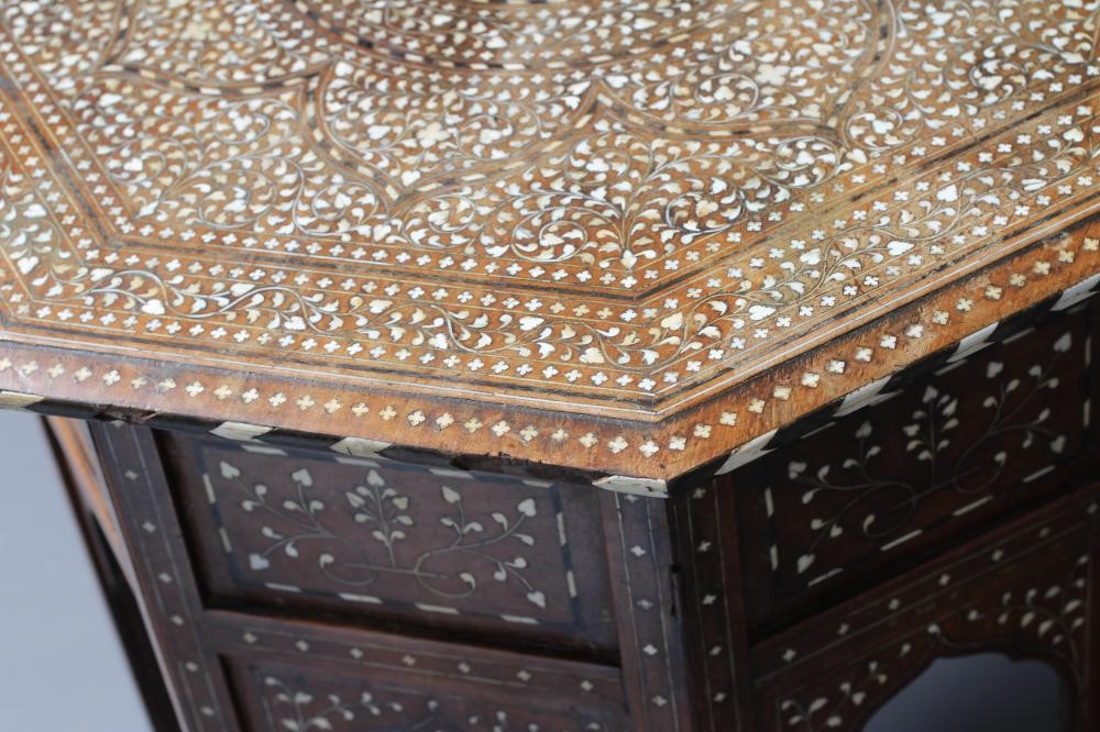 AN INDIAN HARDWOOD OCCASIONAL TABLE Image