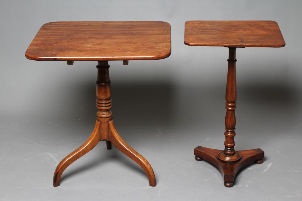A GEORGIAN MAHOGANY TRIPOD TABLE Image