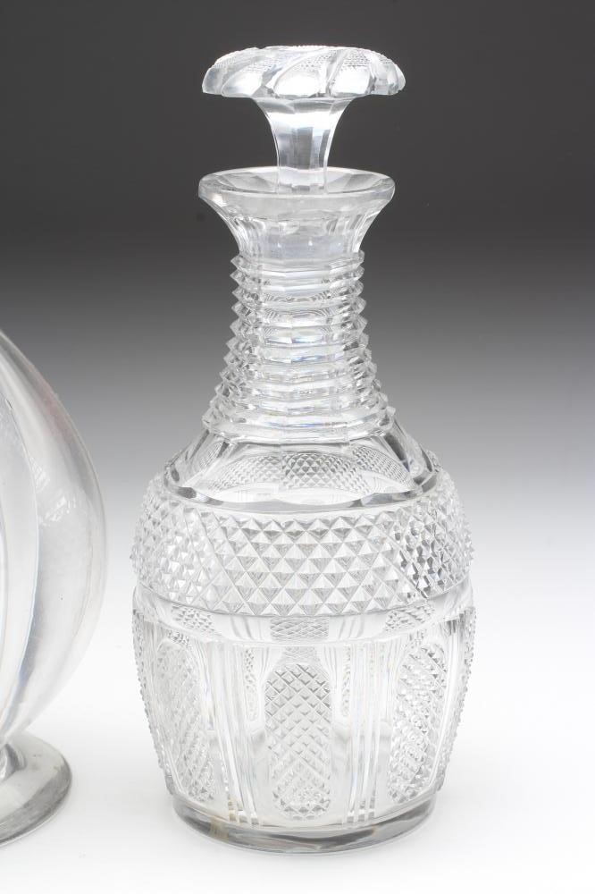 A FRENCH FOUR SECTION LIQUEUR DECANTER Image