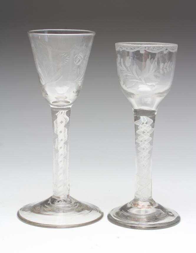 TWO CORDIAL GLASSES Image