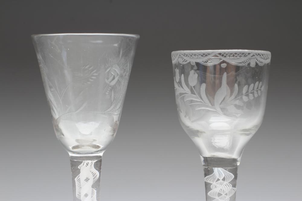 TWO CORDIAL GLASSES Image