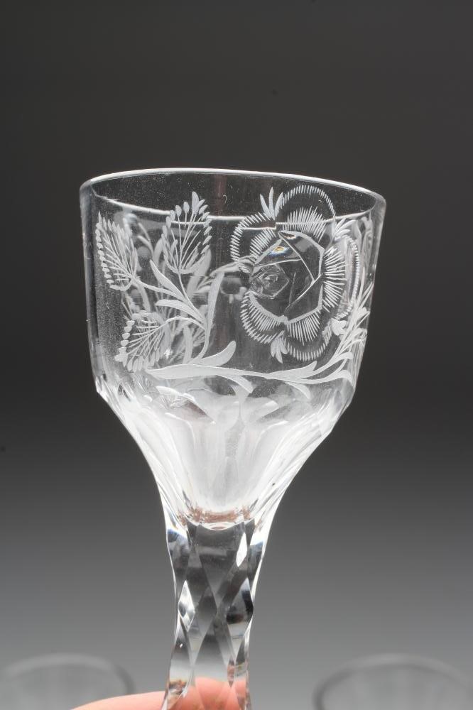 FOUR CORDIAL GLASSES Image