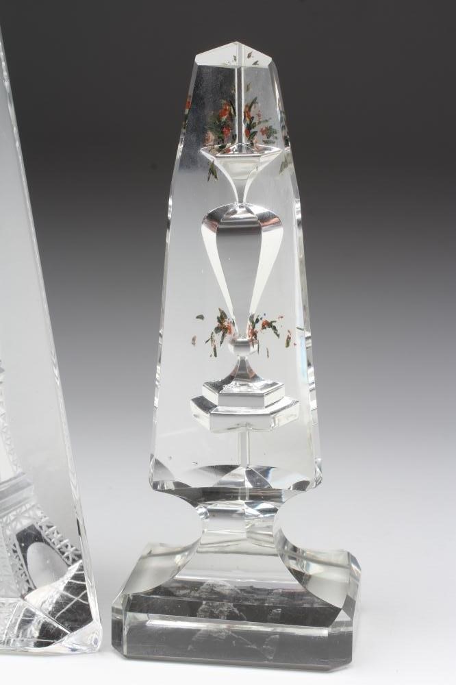 A REGENCY PRISMATIC OBELISK Image