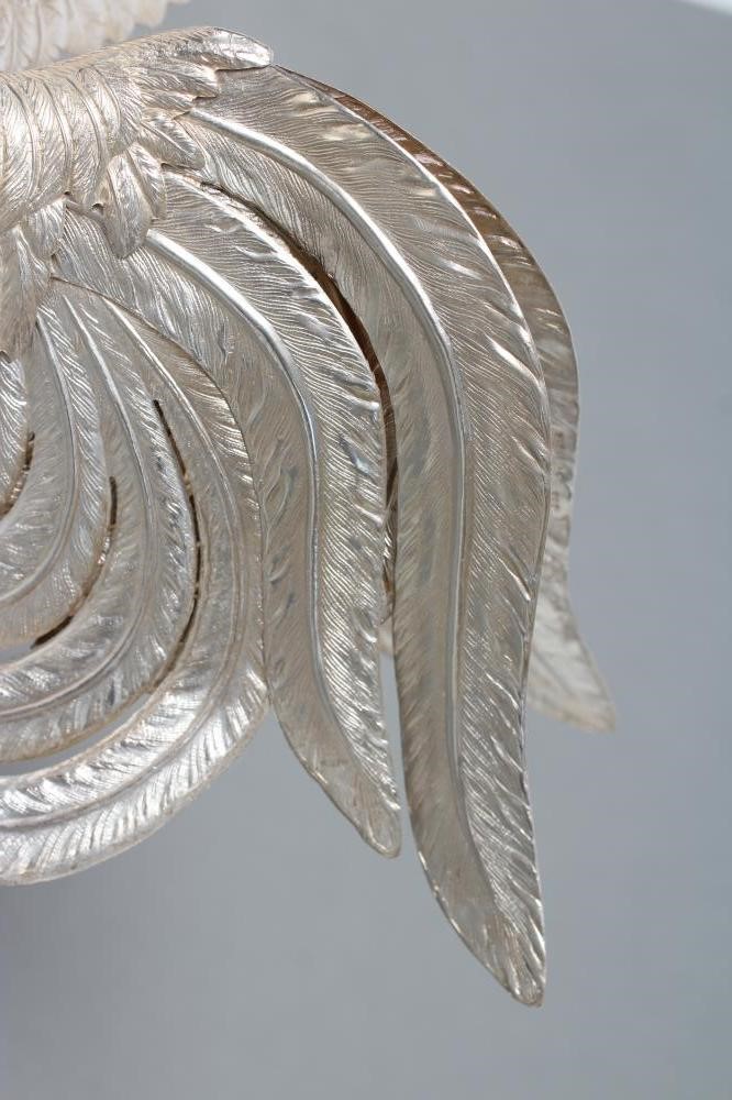 A PAIR OF MODELS OF FIGHTING COCKS Image