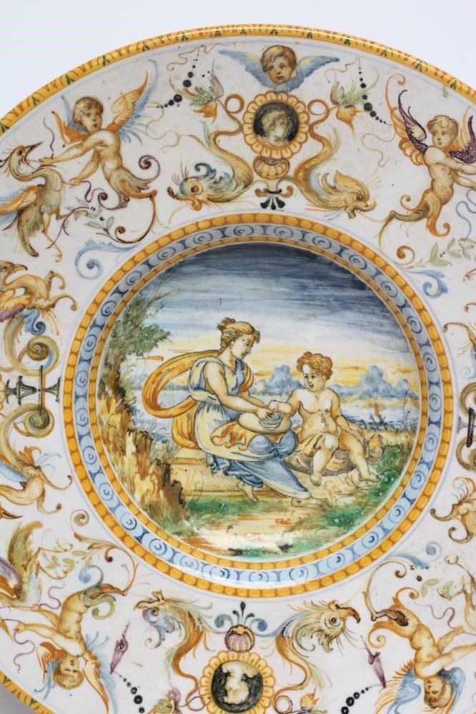 A COLLECTION OF CANTAGALLI MAIOLICA Image