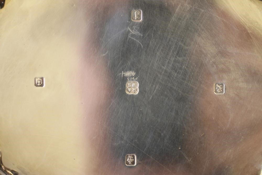 A SCOTTISH SILVER CENTRE DISH Image