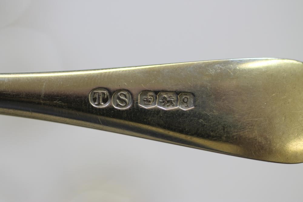 A COMPOSITE SET OF SIX SILVER DESSERT SPOONS Image