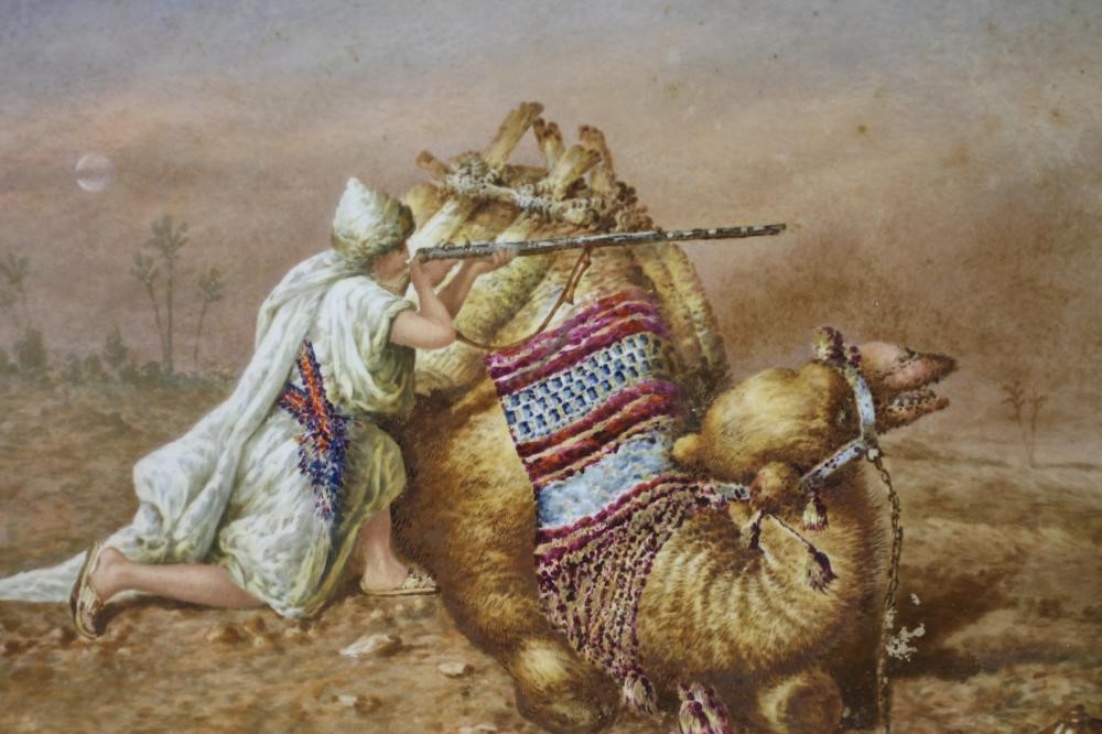 A CROWN DERBY EARTHENWARE PLAQUE Image