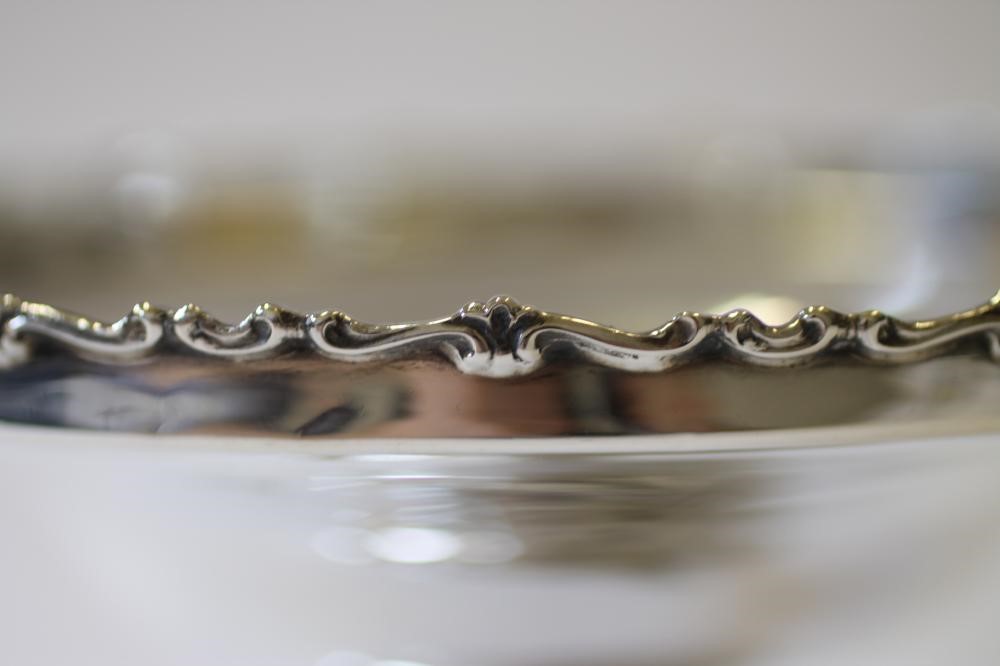 A SILVER PEDESTAL TAZZA Image