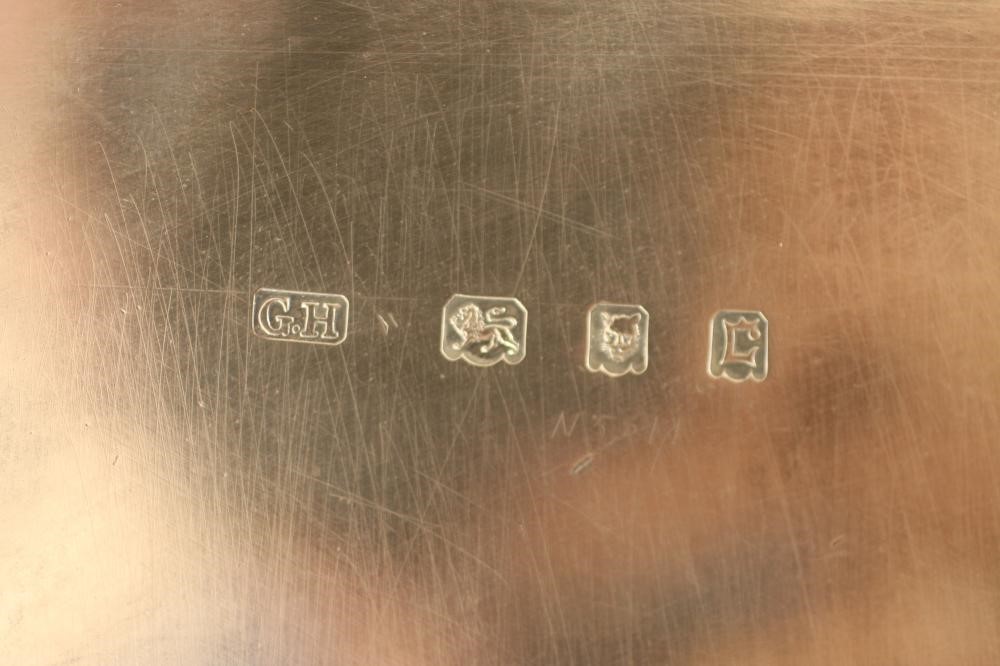 A LARGE SILVER SALVER Image