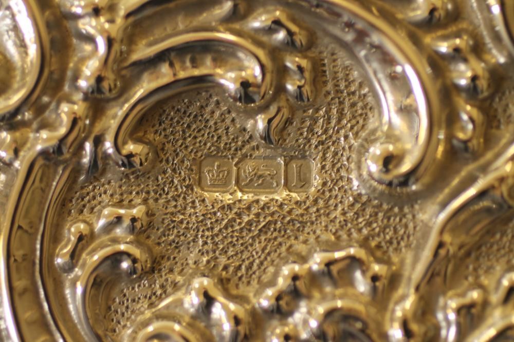AN EDWARDIAN SILVER DRESSING TABLE TRAY Image