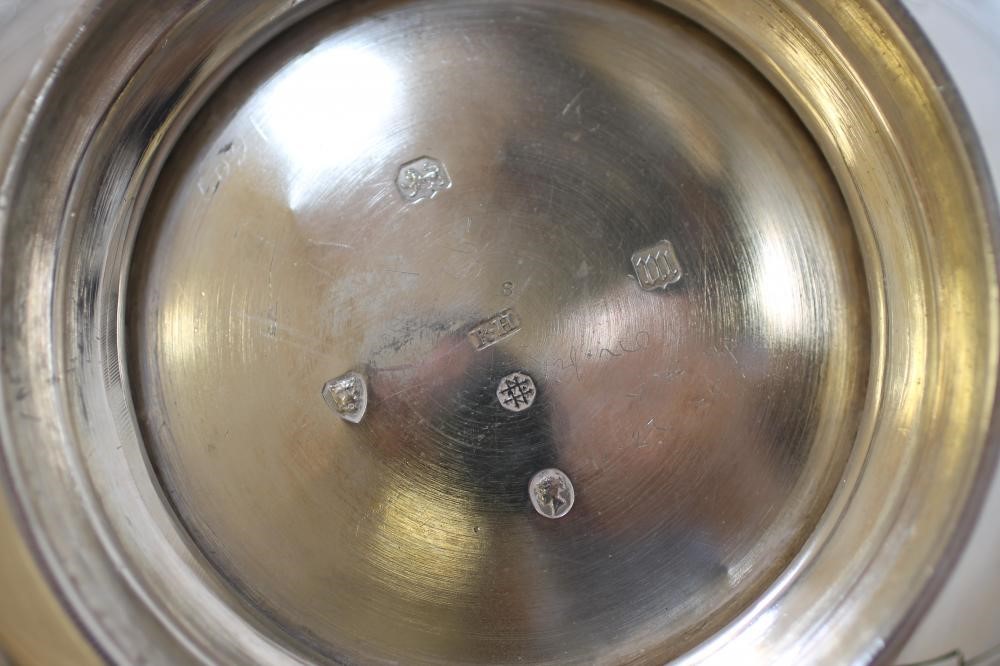 A MID VICTORIAN SILVER WINE JUG Image