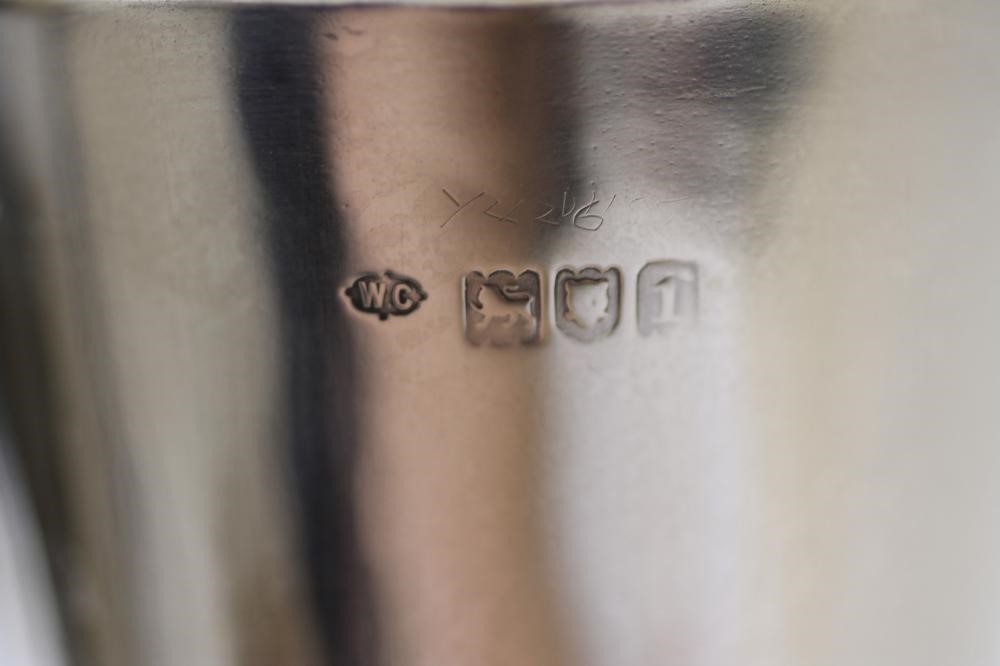 AN EDWARDIAN SILVER VASE Image