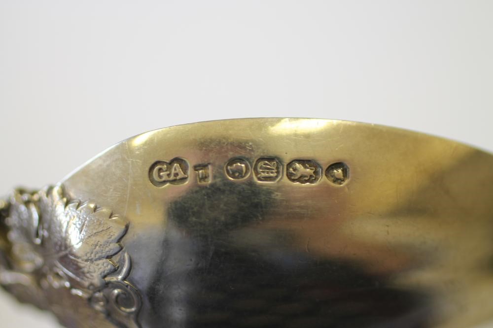 A MID VICTORIAN SILVER KNIFE AND SPOON Image