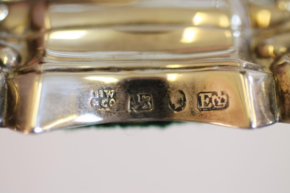 A PAIR OF EARLY VICTORIAN SILVER DWARF CANDLESTICKS Image