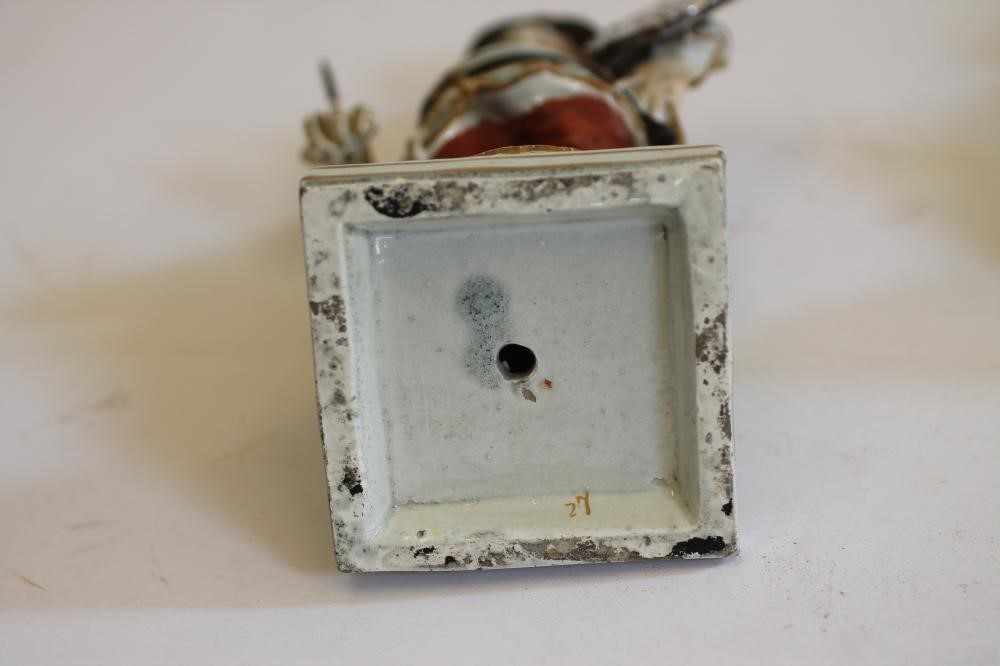 A PEARLWARE FIGURE OF FALSTAFF Image