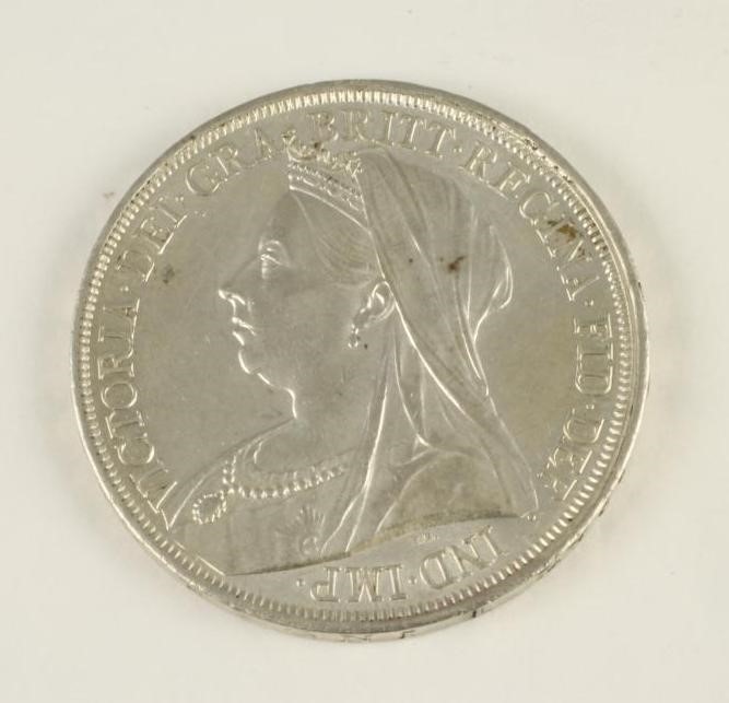 A VICTORIA SILVER CROWN Image