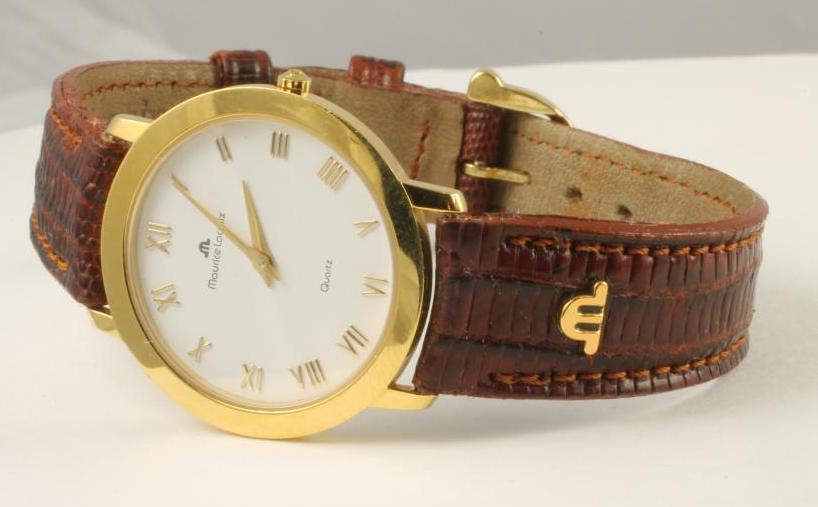A LADY'S MAURICE LACROIX QUARTZ WRISTWATCH Image