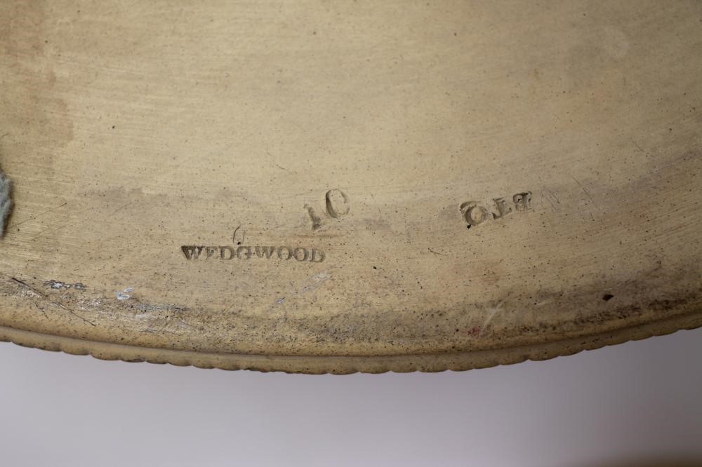 A VICTORIAN WEDGWOOD CANEWARE GAMEPIE DISH Image