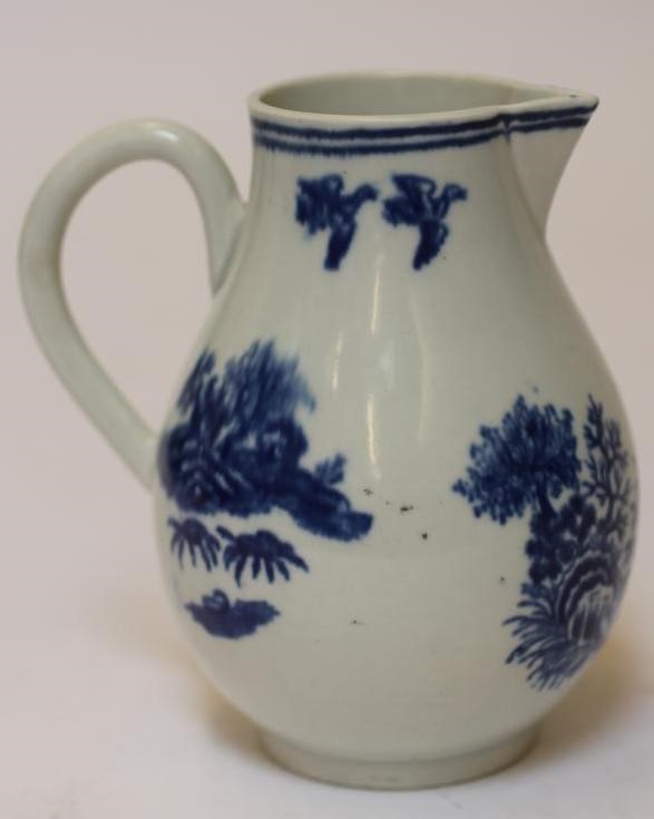 A FIRST PERIOD WORCESTER PORCELAIN SPARROW BEAK MILK JUG Image