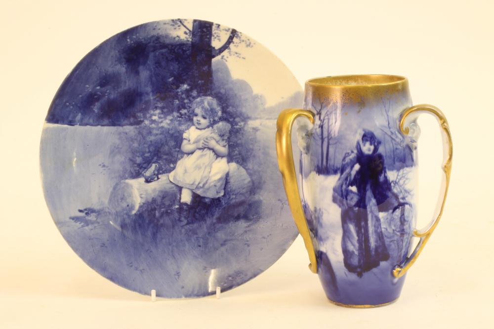 A DOULTON BURSLEM EARTHENWARE PLATE Image