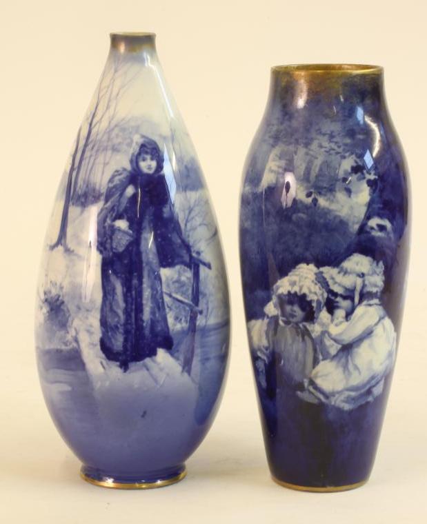 A ROYAL DOULTON CHINA VASE Image