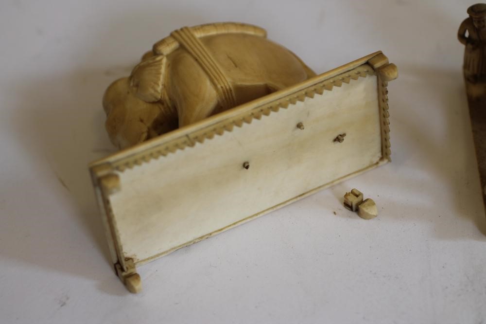 AN INDIAN IVORY GROUP Image