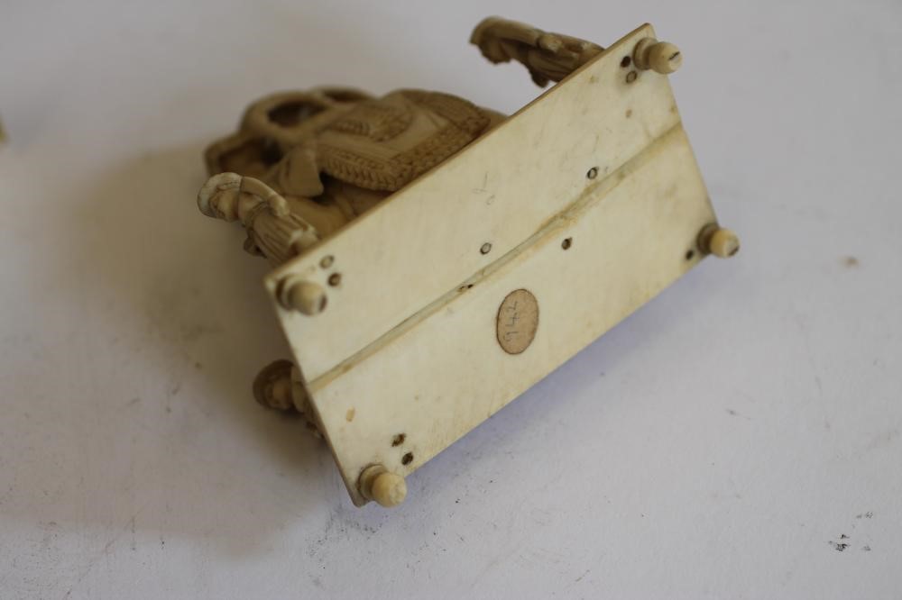 AN INDIAN IVORY GROUP Image