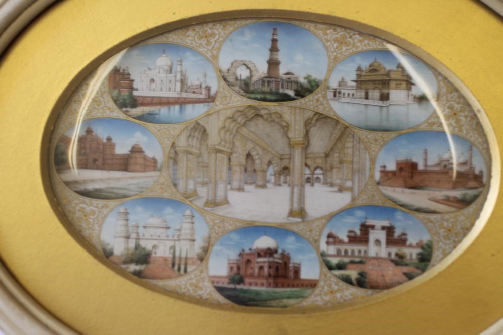 AN INDIAN MINIATURE PAINTING ON IVORY Image