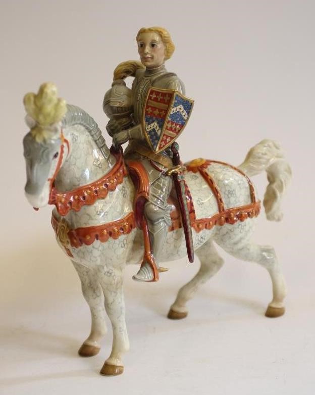 A BESWICK EARTHENWARE MODEL "The Earl of Warwick" Image