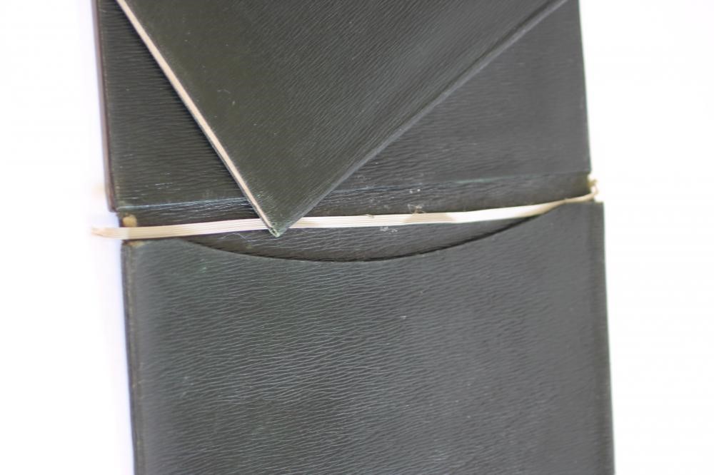 A RED TORTOISESHELL BOULLE WORK FOLDING BLOTTER Image