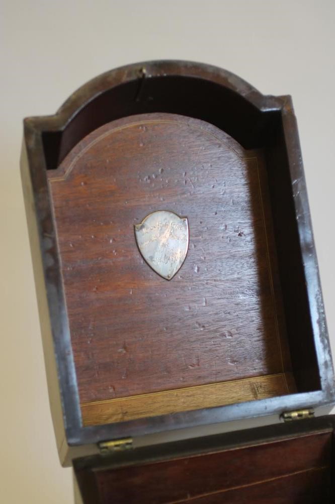 A GEORGIAN MAHOGANY KNIFE BOX Image