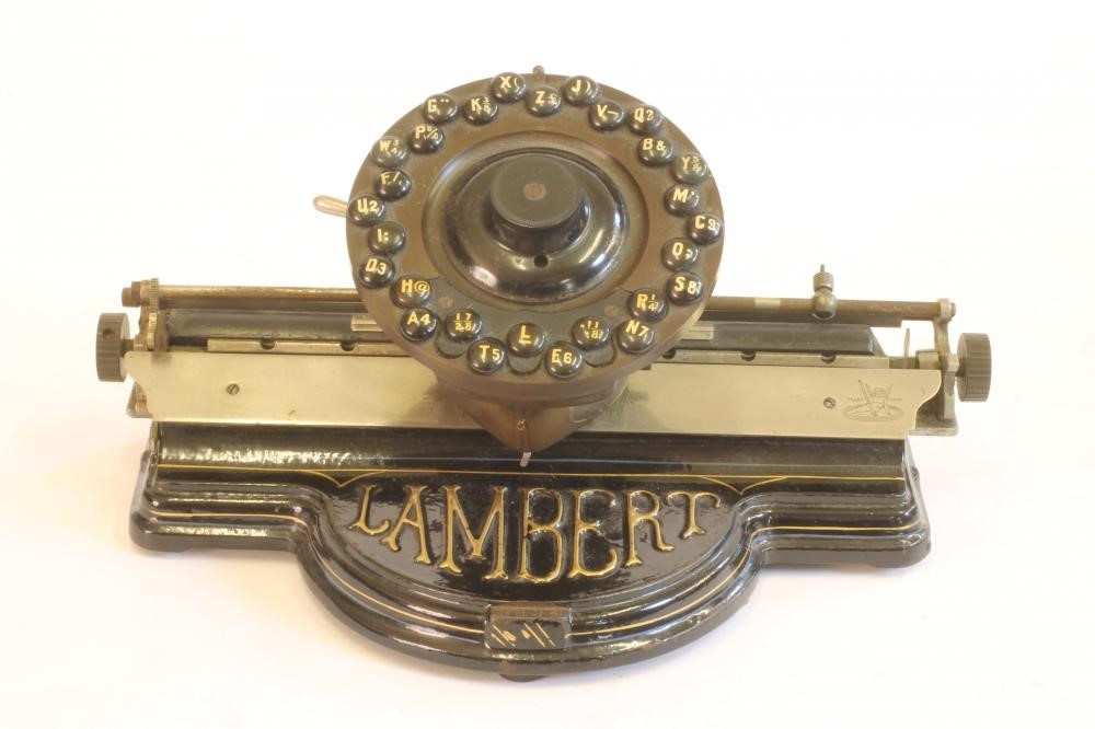 A LAMBERT INDEX TYPEWRITER Image